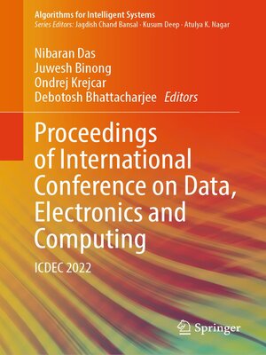 cover image of Proceedings of International Conference on Data, Electronics and Computing